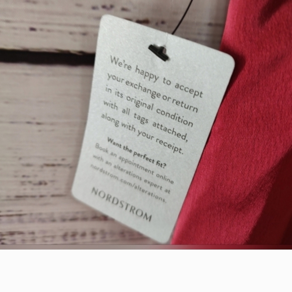 ASTR The Label Red Satin Midi Dress Small NWT - Picture 6 of 10
